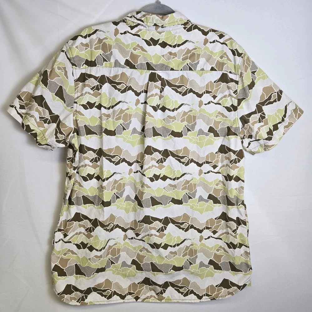 The North Face Short Sleeve Baytrail Pattern Camp Shirt NF0A55ND Cotton XL